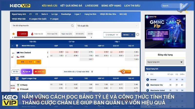 Kèo Chẵn Lẻ Là Gì? Bí Quyết Soi Kèo Chẵn Lẻ Từ Cao Thủ Kèo Nhà Cái 5 2 Áp dụng công thức Tiền cược x Odds tương ứng có trên bảng kèo của keonhacai5